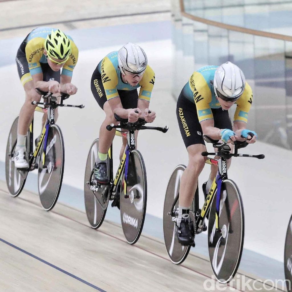 Jelang Bertanding, Pebalap Top Asia Jajal Velodrome Rawamangun