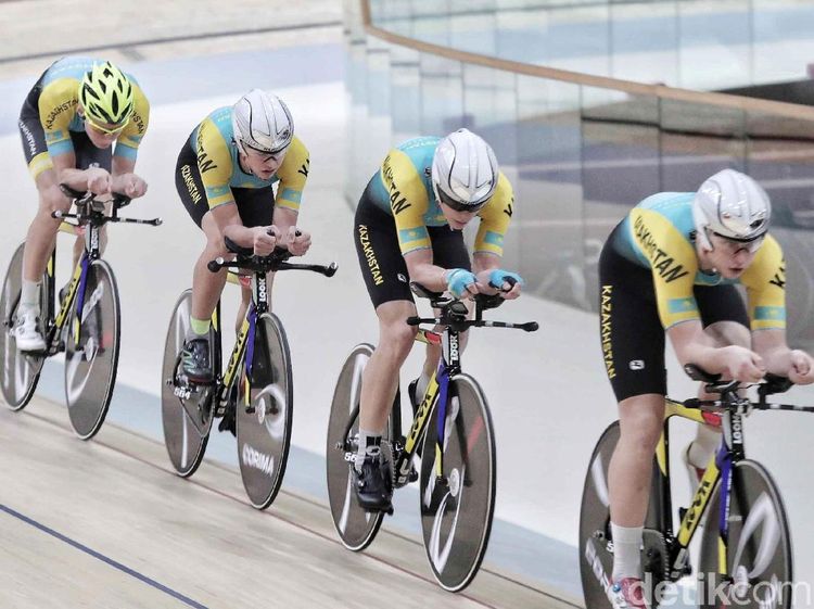 Jelang Bertanding, Pebalap Top Asia Jajal Velodrome Rawamangun