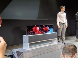TV Anyar LG Pakai Layar Gulung, Jadi Jago Ngumpet