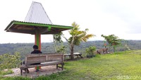 Spot-spot foto di gardu pandang tersebut cukup banyak dan memudahkannya berswafoto (Pradito Rida Pertana/detikTravel) 