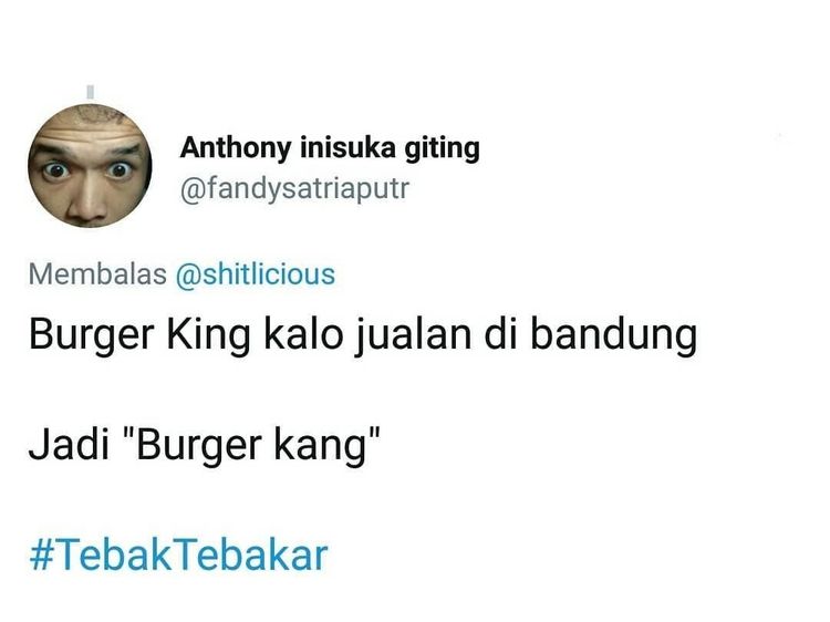 Kocak! Netizen Kompak Bikin Plesetan Tebak-tebakan Soal Makanan