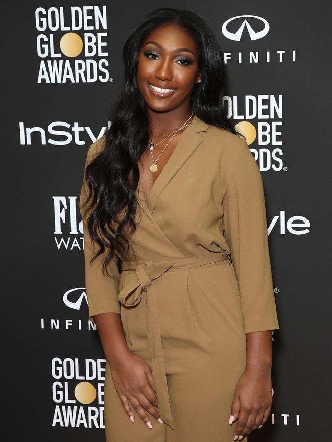 Sudah menjadi tradisi Golden Globe Awards setiap tahunnya, ada putra atau putri dari bintang Hollywood yang ditunjuk sebagai dutanya. Tahun ini, giliran Isan Elba, putri dari aktor Idris Elba, yang mendapat mandat tersebut. Foto: Frederick M. Brown/Getty Images