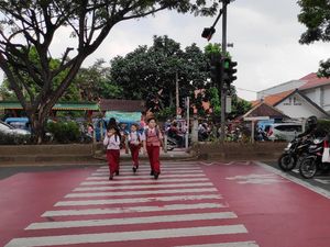 Dishub Depok Sosialisasikan Pelican Crossing di Jalan Margonda