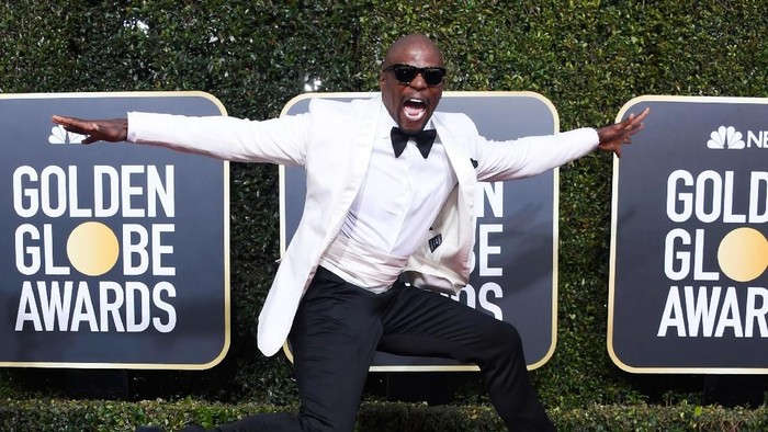 BEVERLY HILLS, CA - JANUARY 06: (EDITORS NOTE: Retransmission with alternate crop.) Terry Crews attends the 76th Annual Golden Globe Awards at The Beverly Hilton Hotel on January 6, 2019 in Beverly Hills, California.  (Photo by Frazer Harrison/Getty Images)