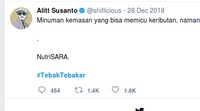 Nah ini dia tebakan pertama yang memancing kreatifitas netizen. Kalau kompak bikin ciutan begini bacanya jadi terhibur ya. Foto: Twitter