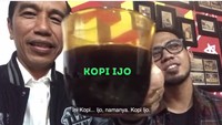 Mampir ke kafe mas Aji dari Tulungagung, Jokowi mengunggah dirinya sedang menikmati kopi empat ribu perak. Murah meriah euy! Foto: Instagram @Jokowi