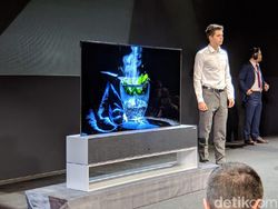 TV Anyar LG Pakai Layar Gulung, Jadi Jago Ngumpet