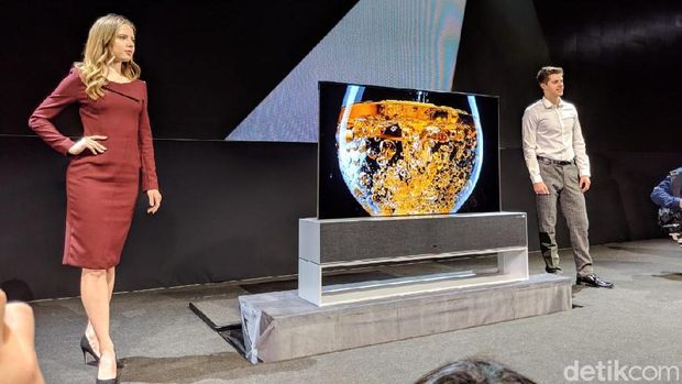 LG memperkenalkan televisi anyarnya di CES 2019