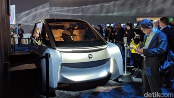Mobil masa depan buatan Panasonic. (Foto: Adi Fida Rahman/detikINET)