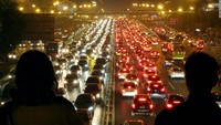 Beijing berada di tempat kedelapan kota termacet di dunia. Foto: CNN