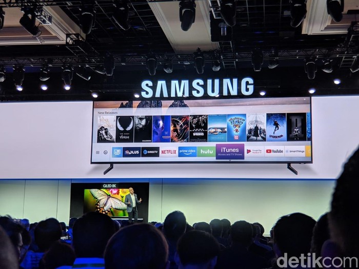 Pengguna Smart TV Samsung bisa menikmati konten di iTunes. Foto: Adi Fida Rahman/detikinet Pengguna Smart TV Samsung bisa menikmati konten di iTunes. Foto: Adi Fida Rahman/detikinet