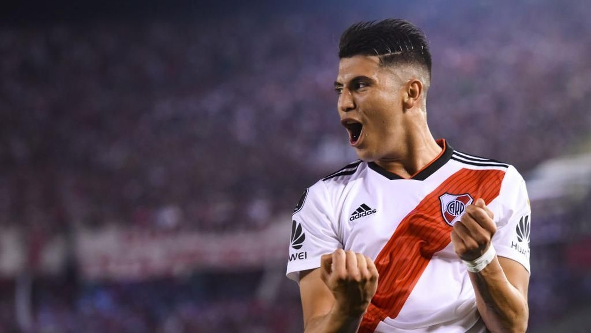 Exequiel Palacios  merasa terhormat ditaksir Real Madrid. (Foto: Marcelo Endelli/Getty Images)