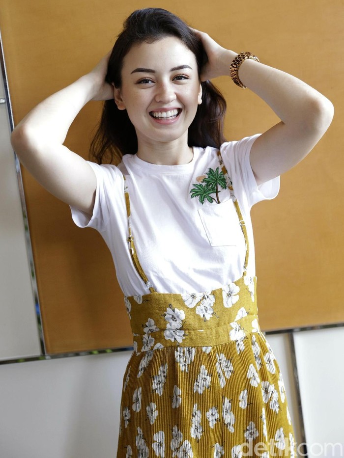 Kimberly Ryder saat ditemui di kawasan Kebon Sirih.