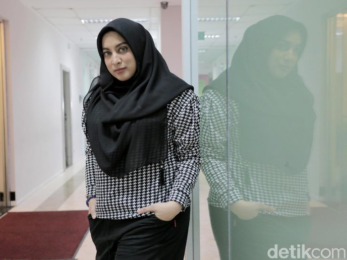 Jane Shalimar saat berkunjung ke kantor detikcom.