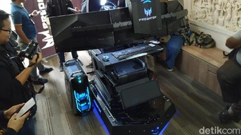 Ini dia Acer Predator Thronos, kursi gaming yang dimaksud. Foto: Agus Tri Haryanto/inet