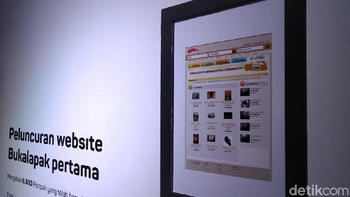 Pada 2010, Bukalapak meluncurkan website pertama miliknya. Foto: Muhamad Imron Rosyadi/detikINET