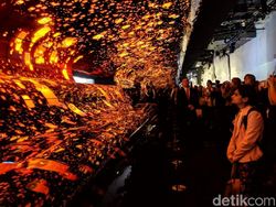 Instalasi Layar OLED LG Sukses Bikin Mata Terpana