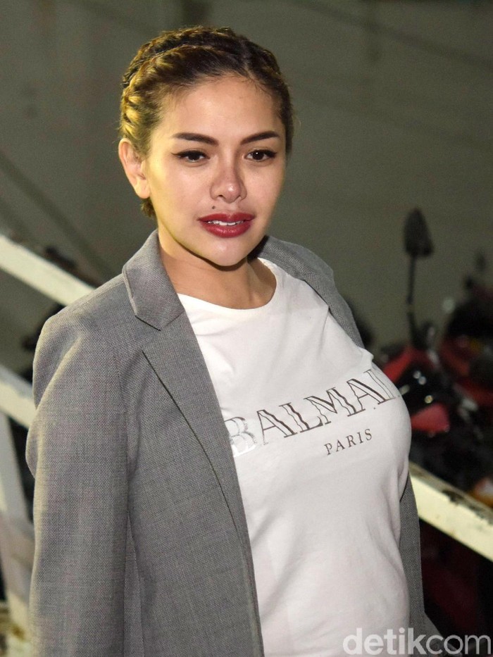 Nikita MIrzani saat ditemui di studio Trans TV.