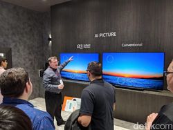 Instalasi Layar OLED LG Sukses Bikin Mata Terpana