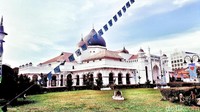 George Town adalah model kota tua terbaik yang sering menjadi rujukan berbagai negara untuk ditiru. Ini adalah Masjid Kapitan Keling di Jl Masjid Kapitan Keling (Fitraya/detikTravel)