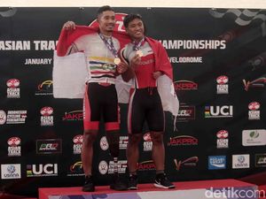 Fadli, Saori dan Tryagus Raih Medali di Kejuaraan Asia Balap Sepeda