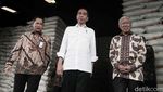 Potret Jokowi Cek Stok Beras di Gudang Bulog