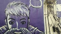 Di jalan Lebuh Armenian, banyak mural instagramable. Berburu mural adalah kegiatan menarik untuk turis milenial di George Town (Fitraya/detikTravel)