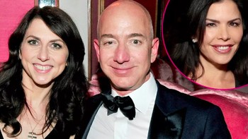 Seperti dikutip Page Six, perusahaan Lauren Sanchez pernah bekerja untuk Jeff Bezos membuat syuting iklan perusahaan dunia penerbangan milik orang terkaya di dunia itu, Blue Origin. Foto: US Weekly