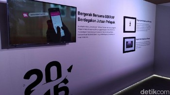 2016 ditandai dengan kerja sama antara Bekraf dan penghargaan yang diterima Achmad Zaky. Foto: Muhammad Imron Rosyadi/detikINET