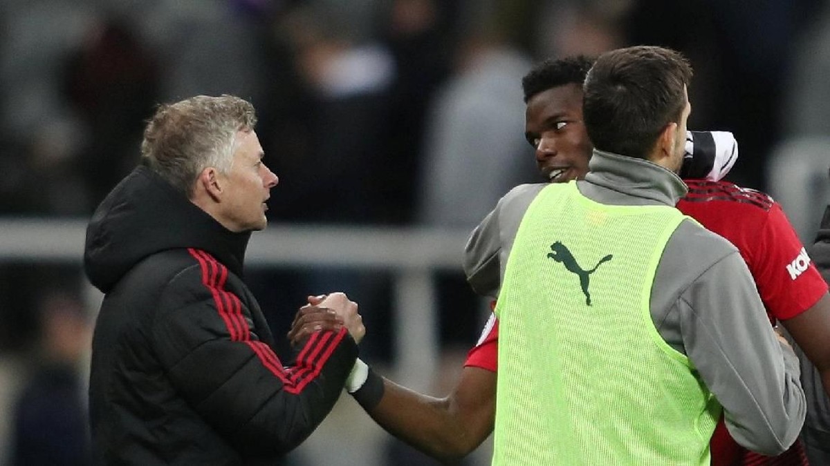 Paul Pogba kembali moncer di tangan Ole Gunnar Solskjaer (Lee Smith/REUTERS)