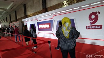 Acara ulang tahun Bukalapak yang ke 9 digelar di Jakarta Convention Center. Foto: Muhamad Imron Rosyadi/detikINET