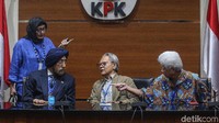 Konferensi pers tersebut digelar di Gedung KPK, Jakarta, Kamis (10/1/2018).