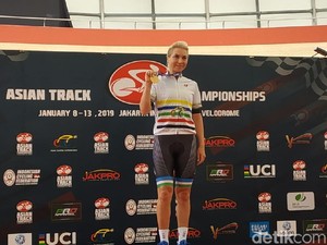 Meski Juara, Pebalap Uzbekistan Ini Gugup di Asian Track Cycling Pertamanya