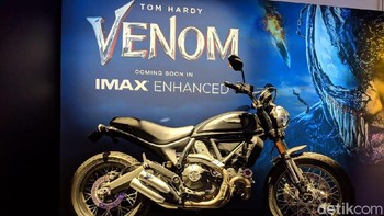 Motor Eddie Brock dalam film Venom. (Foto: Adi Fida Rahman/detikINET)