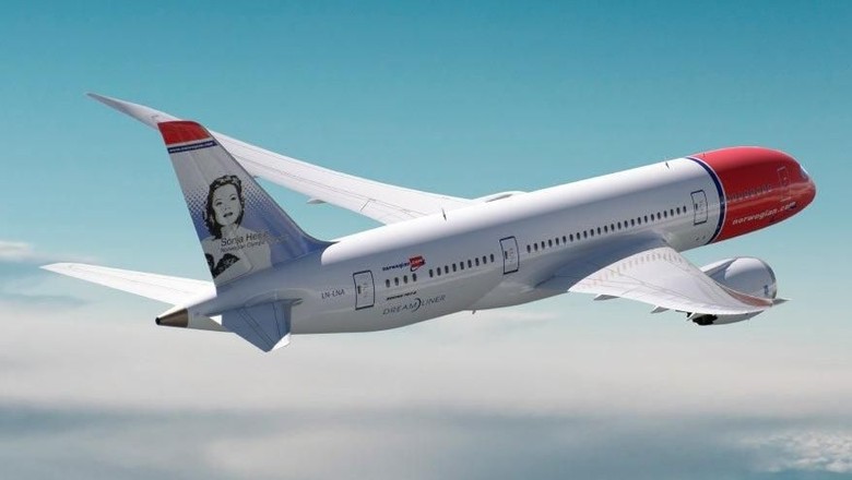 Pesawat maskapai Norwegian Airlines (Norwegian Airlines) Pesawat maskapai Norwegian Airlines (Norwegian Airlines)
