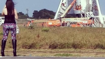 Evelyn adalah warga Brownsville, Texas, Amerika Serikat yang gemar terhadap roket dan astronomi. Foto: Twitter/JaneidyEve