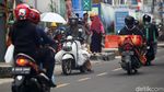 Aksi Nekat Pemotor Hindari Razia