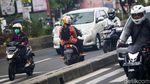 Aksi Nekat Pemotor Hindari Razia
