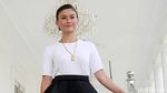 Senyum Agnez Mo saat Bertemu Jokowi di Istana