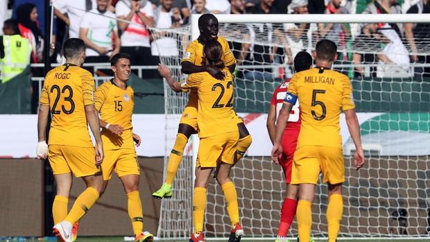 Australia Tundukkan Palestina 2-0 di Piala Asia