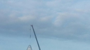 Sekadar informasi, proses pembangunan Starship ini bertempat di Boca Chica, Texas, AS. Foto: Twitter/JaneidyEve