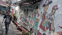 Begini salah satu muralnya.