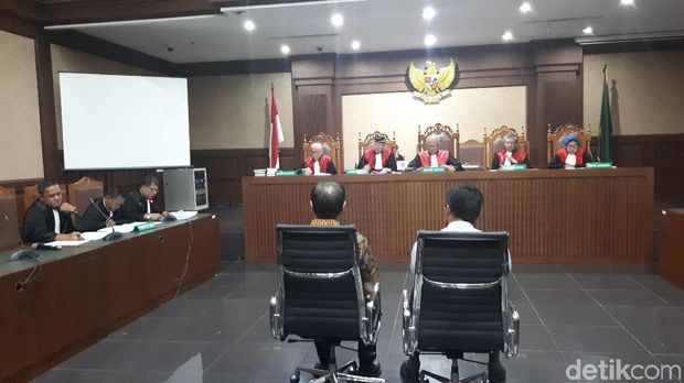  Sidang suap limbah sawit di Pengadilan Tipikor Jakarta, Jumat (11/1/2019)