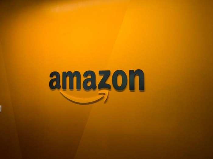 SEATTLE, WA - JUNE 16: An Amazon logo is seen inside the Amazon corporate headquarters on June 16, 2017 in Seattle, Washington. Amazon announced that it will buy Whole Foods Market, Inc. for over $13 billion.  (Photo by David Ryder/Getty Images)
