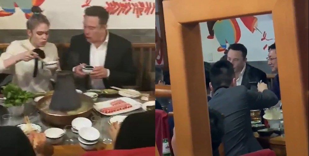 elon musk makan hotpot