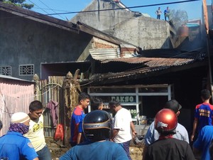 Warung Bakso Ludes Terbakar, Pemilik Luka Bakar 50 Persen