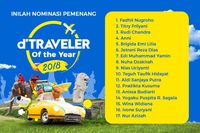 Inilah Nominasi Pemenang tiketcom d'Traveler of The Year 2018!