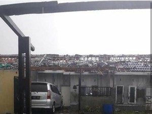 Sejumlah Rumah Rusak Disapu Puting Beliung di Rancaekek