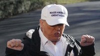 Trump dalam pernyataan sebelumnya menyebut penutupan ini bisa saja berlanjut hingga hitungan bulan bahkan tahun. (Getty Images).