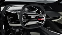 Mobil konsep listrik Audi ini diperkenalkan di Pebble Beach, dan menjadi salah satu mobil listrik konsep bergaya Coupe. Foto: Pool (Audi/Leftlanenews)
